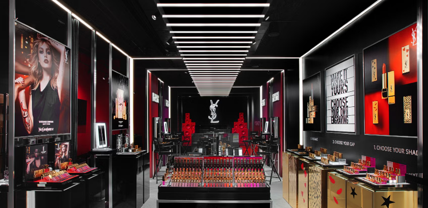 YSL Beauty pop-up activation designed by Source Creative